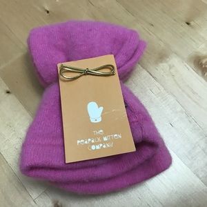 Peacock Mitten Company Fingerless Gloves, Pink